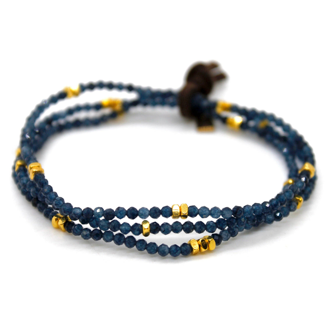 Luxury Mini Faceted Sapphire Stone Bracelet - BC-600