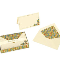 Boxed Fold Over Cards Medium, Note Cards, Italian Stationery: PRIMAVERA