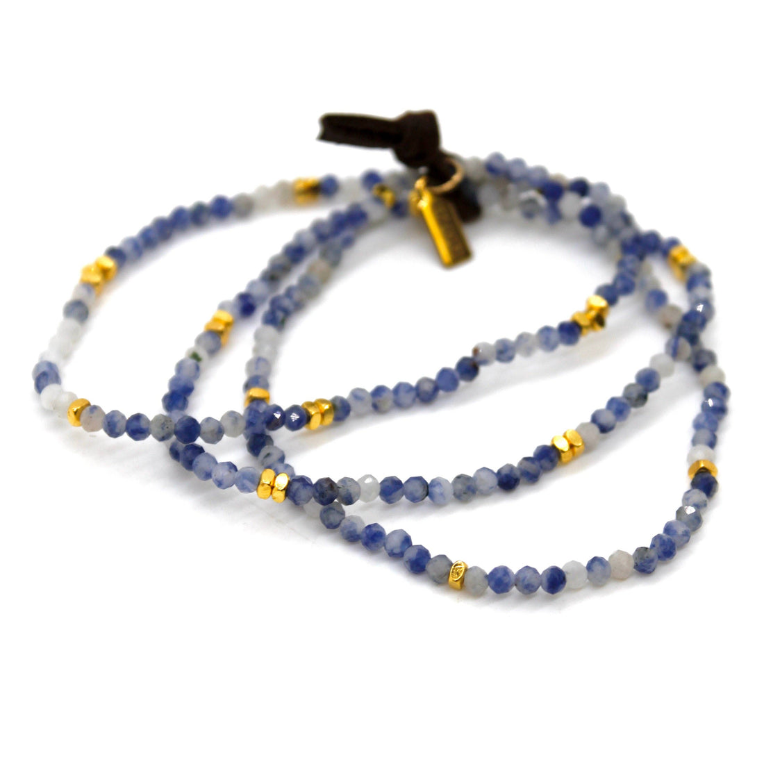 Luxury Mini Faceted Sodalite Stone Bracelet - BC-602