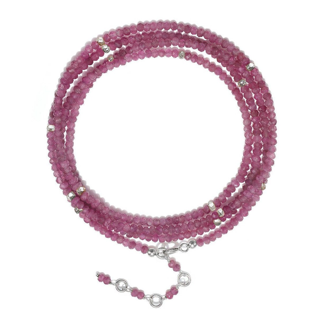 Gemstone Sparkle Wrap-Pink Tourmaline: Gold