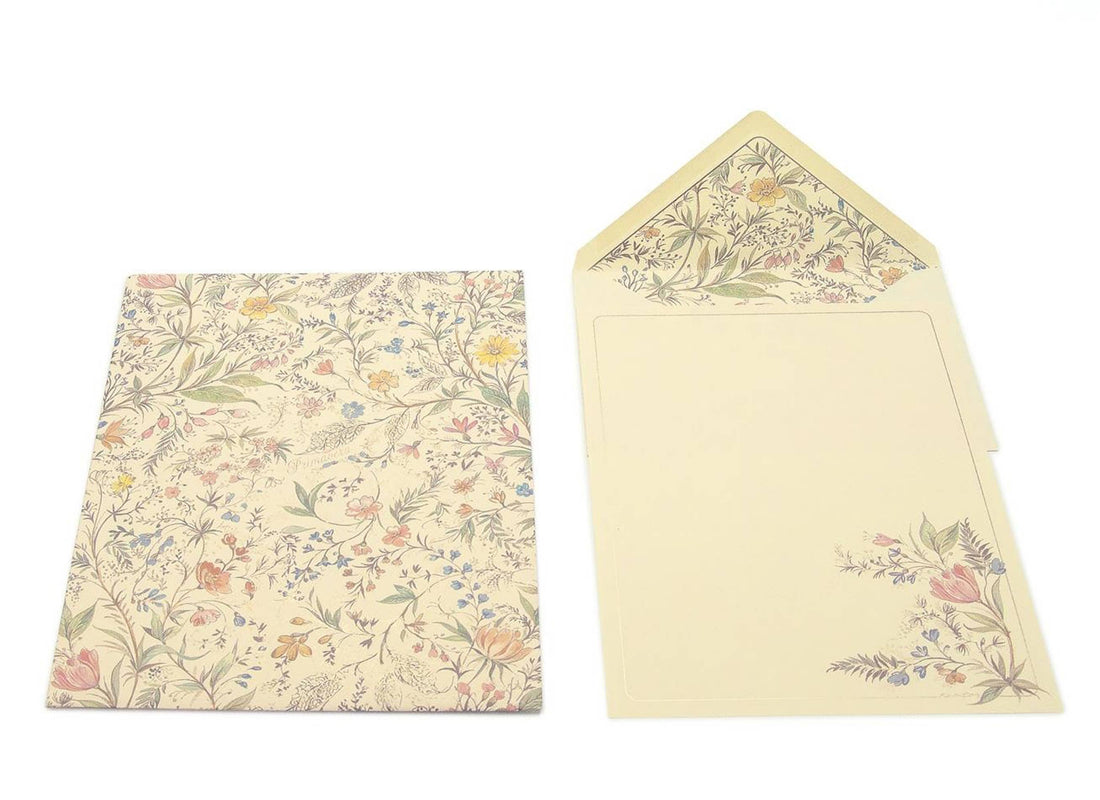 Portfolio Writing Sheets, Note Cards, Italian Stationery: PRIMAVERA