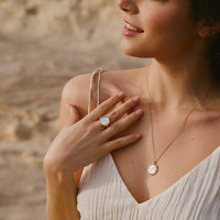 Hëna Necklace | Jewelry Gold Gift Waterproof