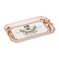 Rectangle Tray with Bow Detail: Blue