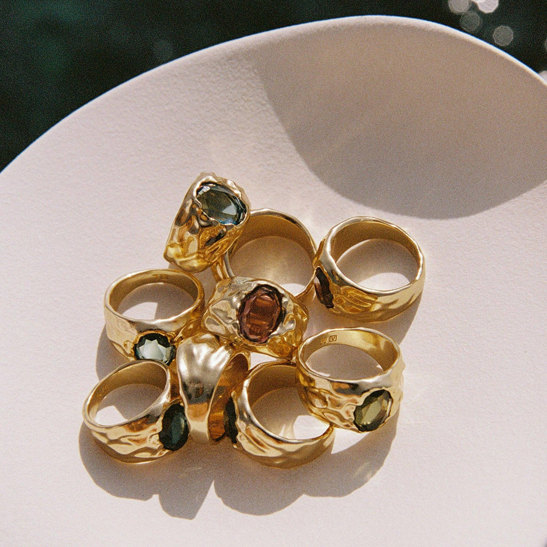 Carmen Rosewood Ring | Jewelry Gold Gift Waterproof: S