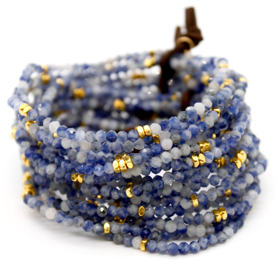 Luxury Mini Faceted Sodalite Stone Bracelet - BC-602