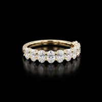 Stacked 7 Oval 1.31 Ct Diamond YG