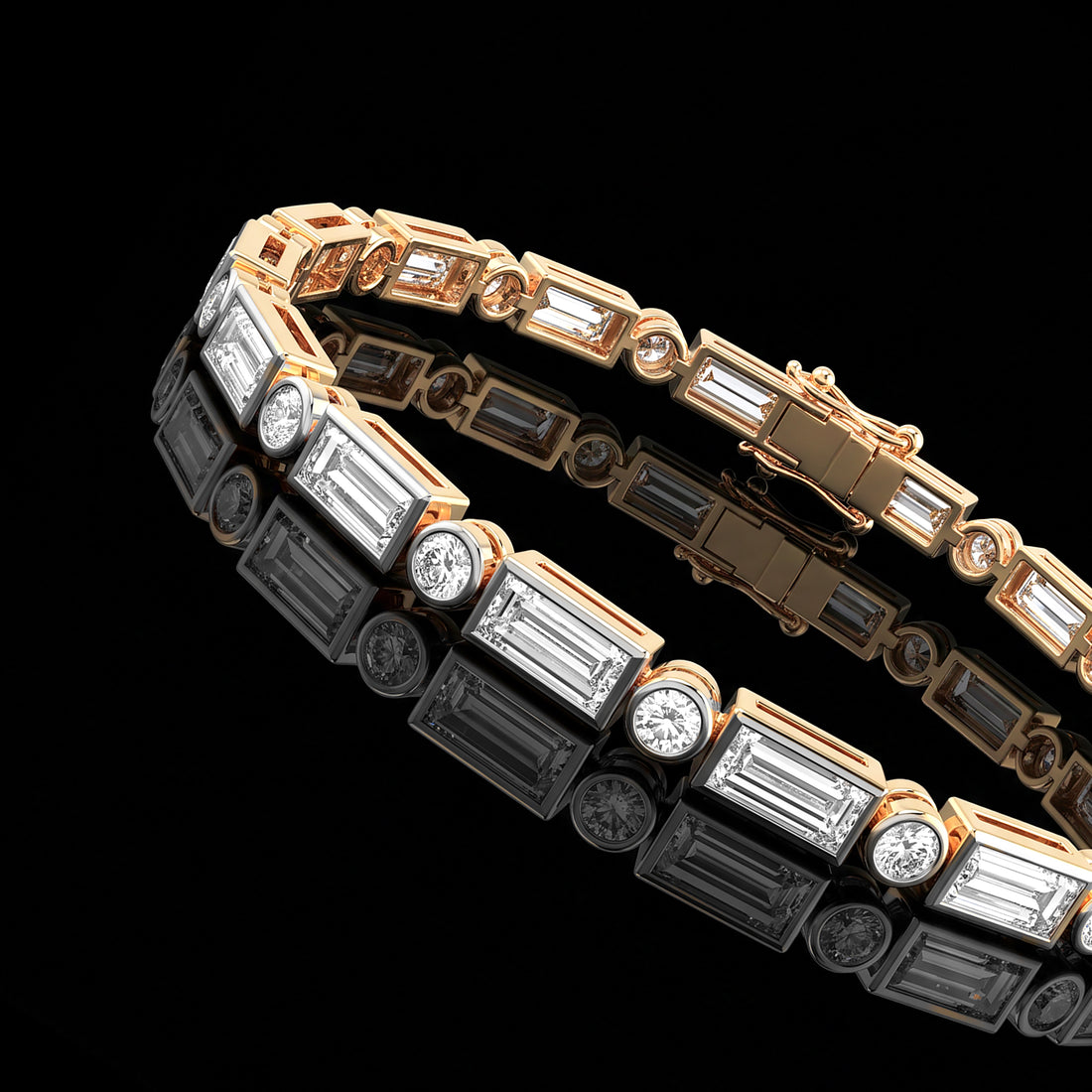 Diamond Baguette Bracelet