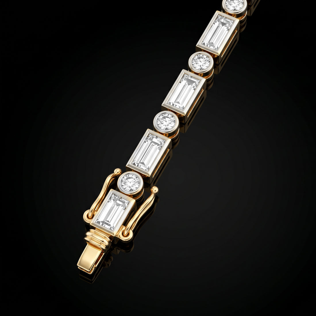 Diamond Baguette Bracelet