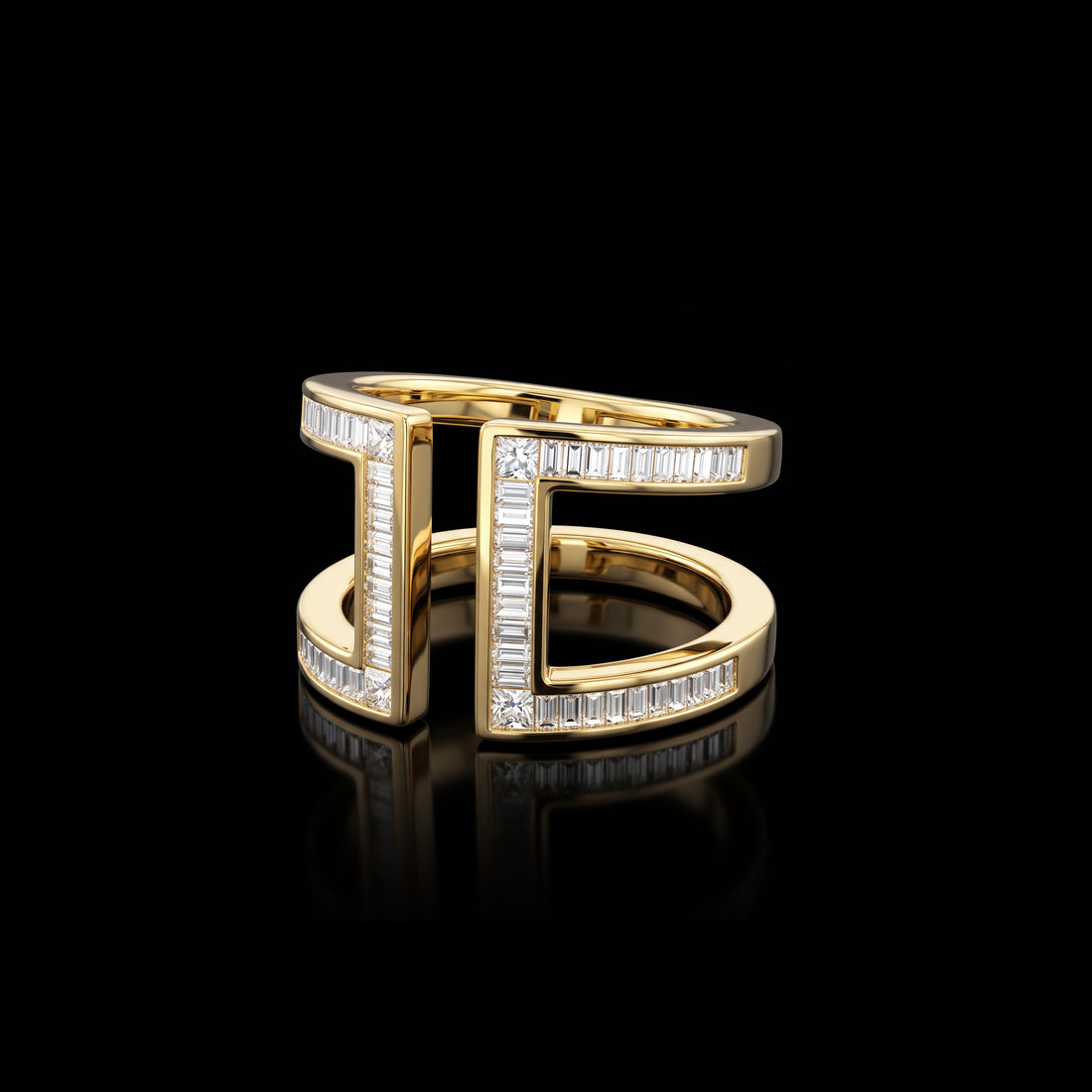 Effy Diamond Open Shank Ring