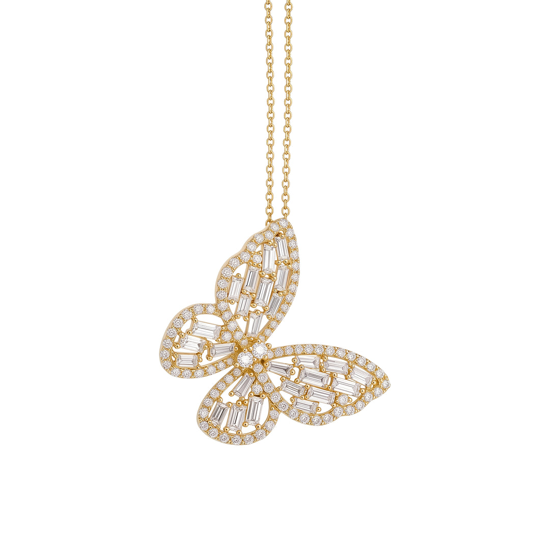 Effy Diamond Butterfly Pendant