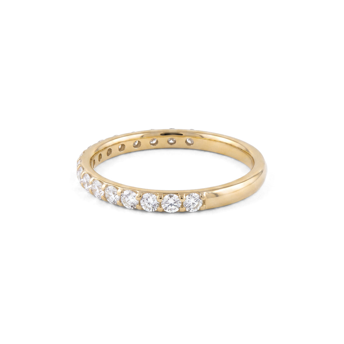 Diamond Half Ring