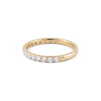 Diamond Half Ring
