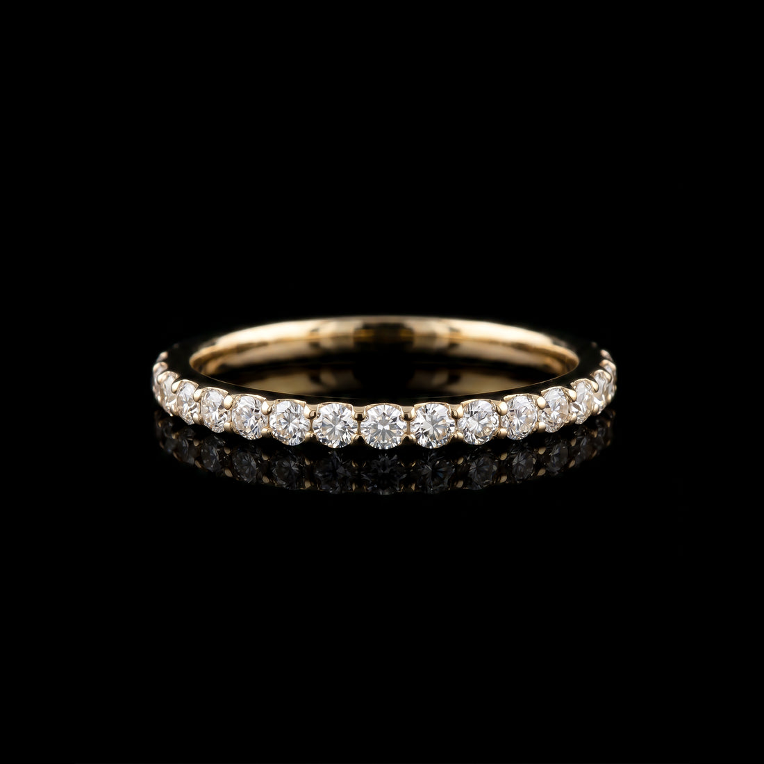 Diamond Half Ring