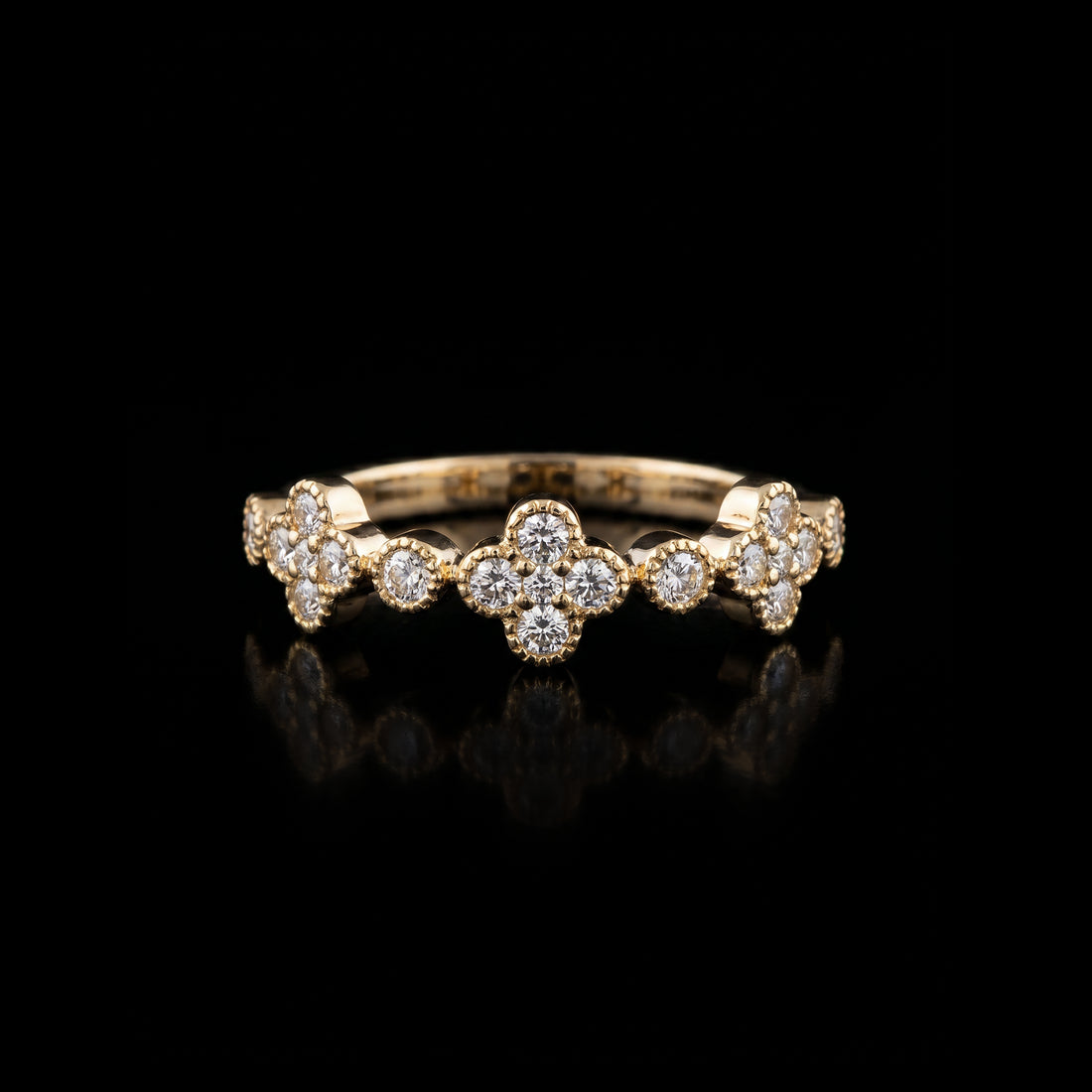 Diamond Clover Ring