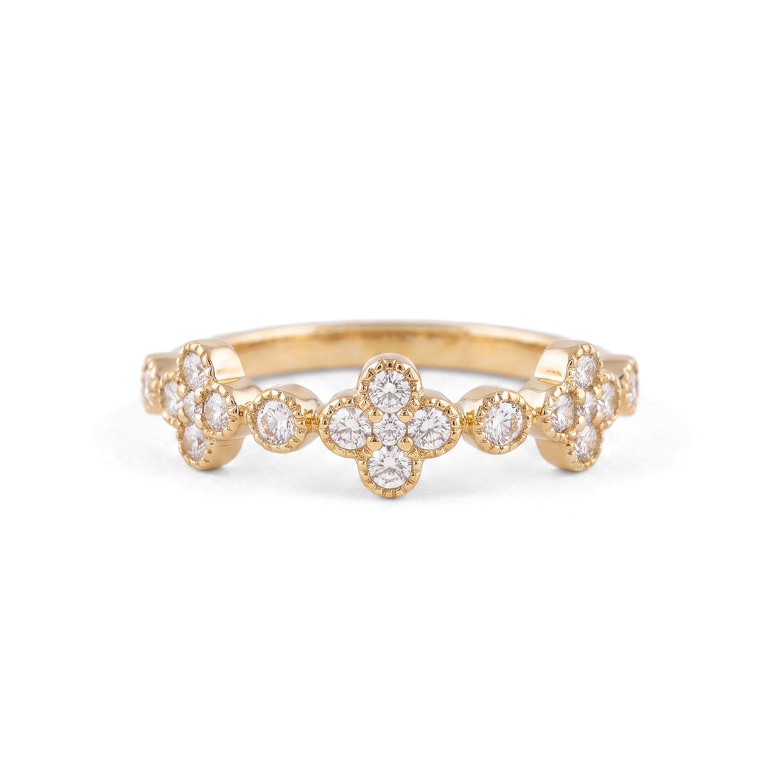 Diamond Clover Ring
