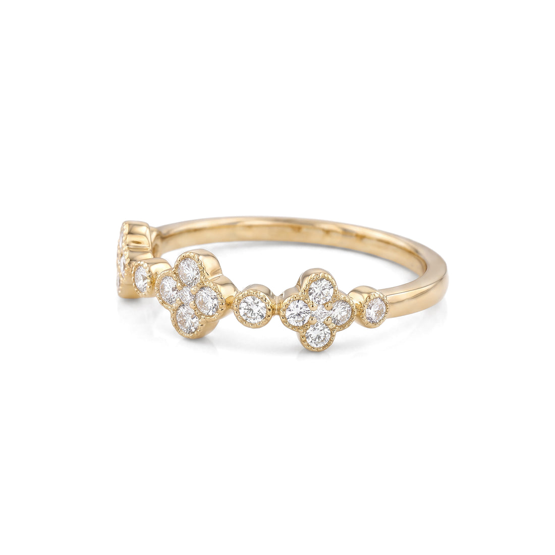 Diamond Clover Ring