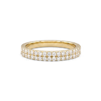 Double Row Diamond Band