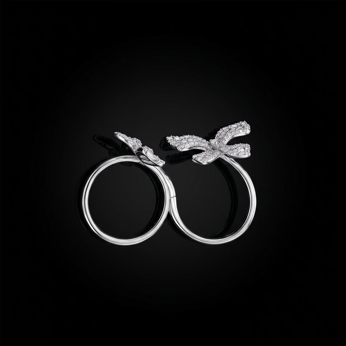 Effy Double Butterfly Diamond Ring