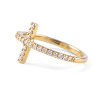 Diamond Cross Ring