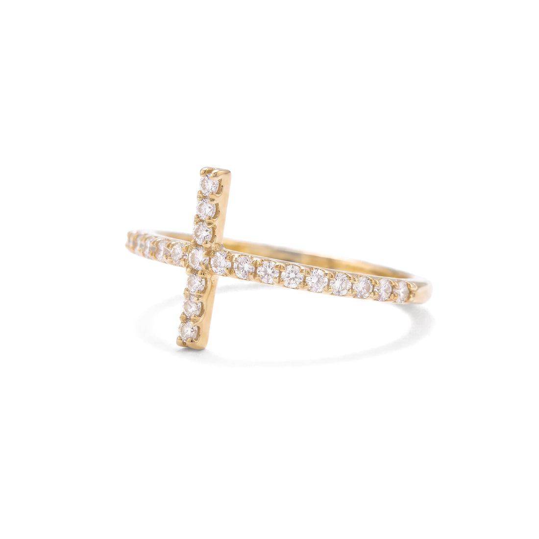 Diamond Cross Ring