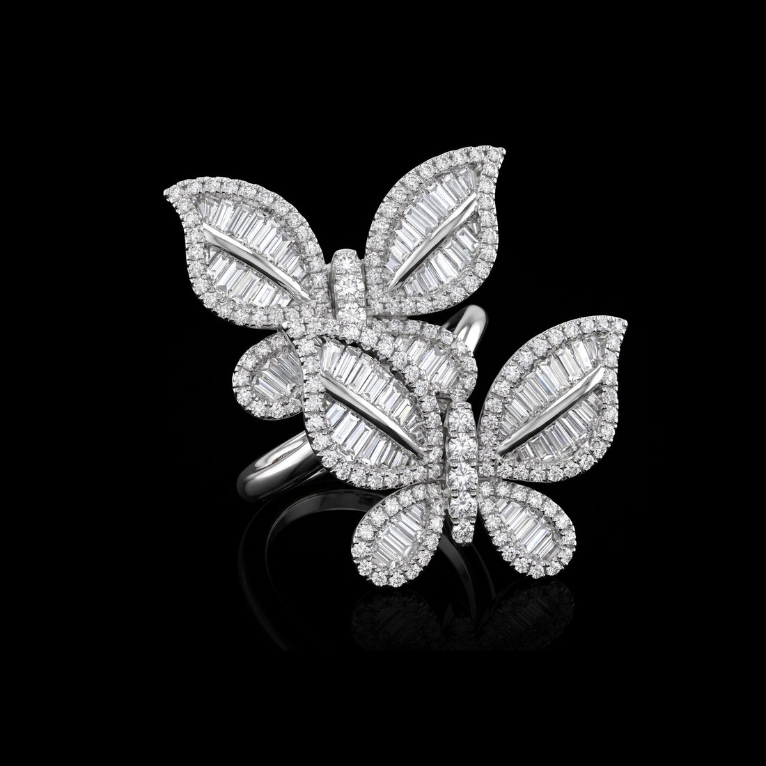 Effy Double Butterfly Ring