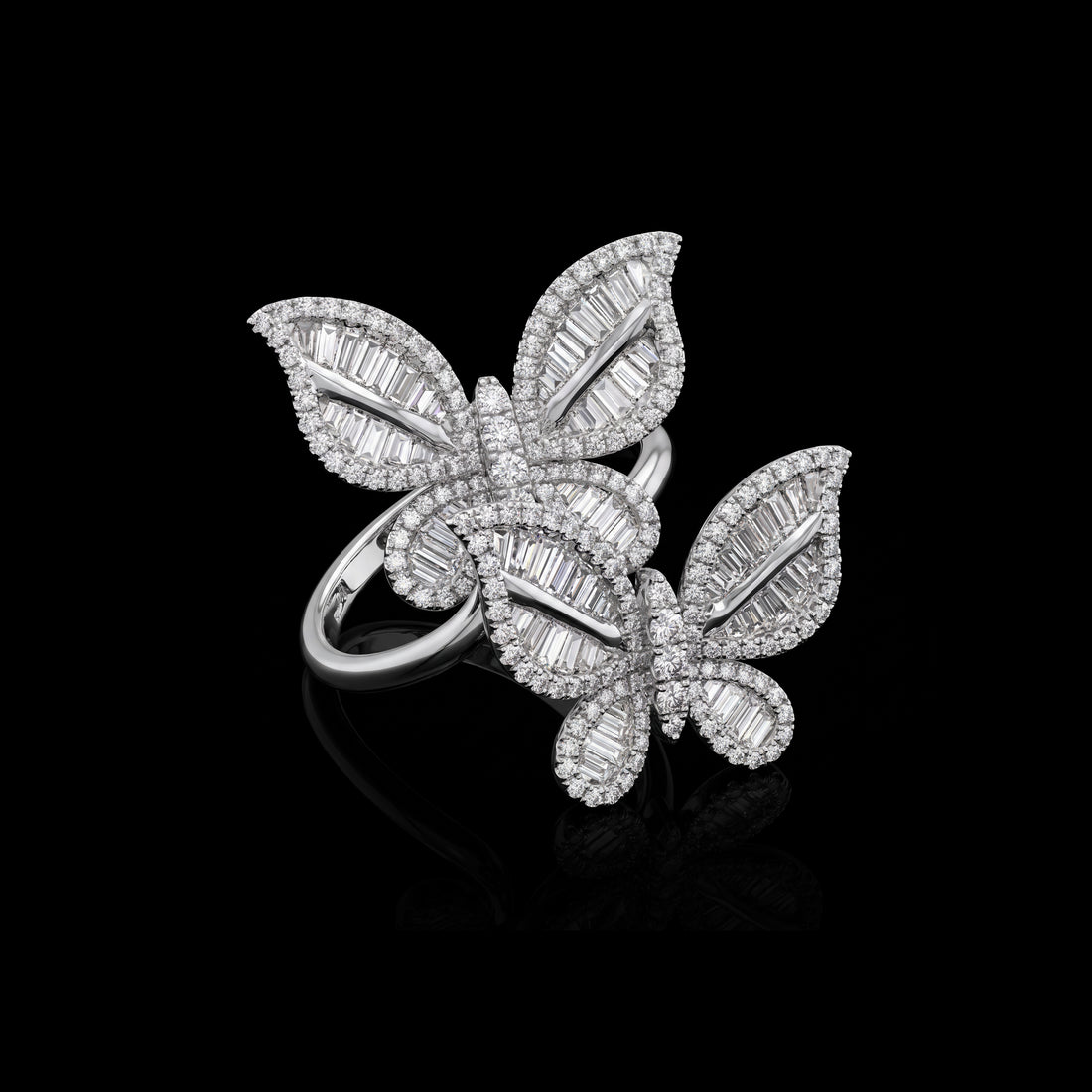 Effy Double Butterfly Ring