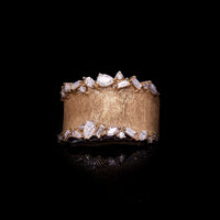 Effy Multi-shape Brushed Gold Diamond Ring