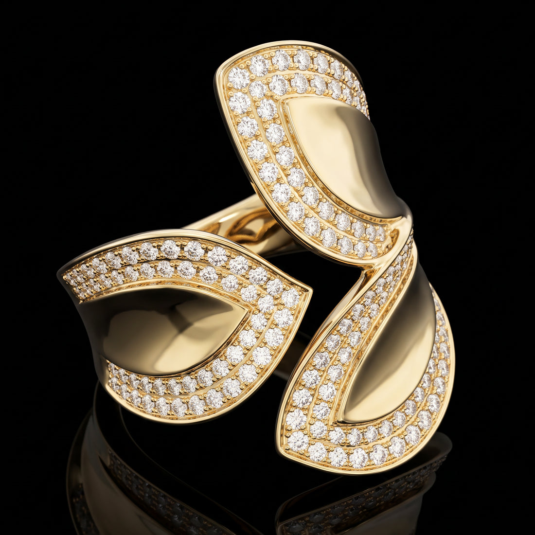 Effy Diamond Border Wrap Ring