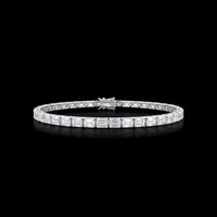 Emerald Cut Diamond Tennis Bracelet