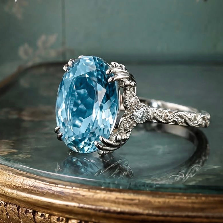 Aquamarine Ring