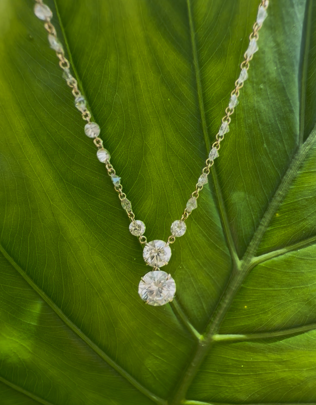 W Laser Dia Neck, 4.50 ct, Platinum VS Natural Diamonds