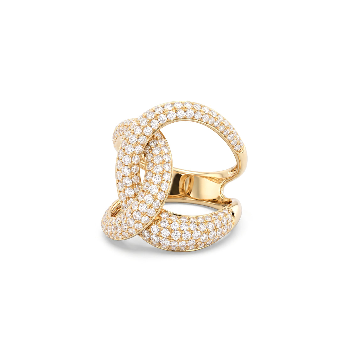 Effy Interlocking Pavé Diamond Ring