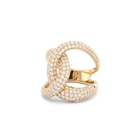 Effy Interlocking Pavé Diamond Ring