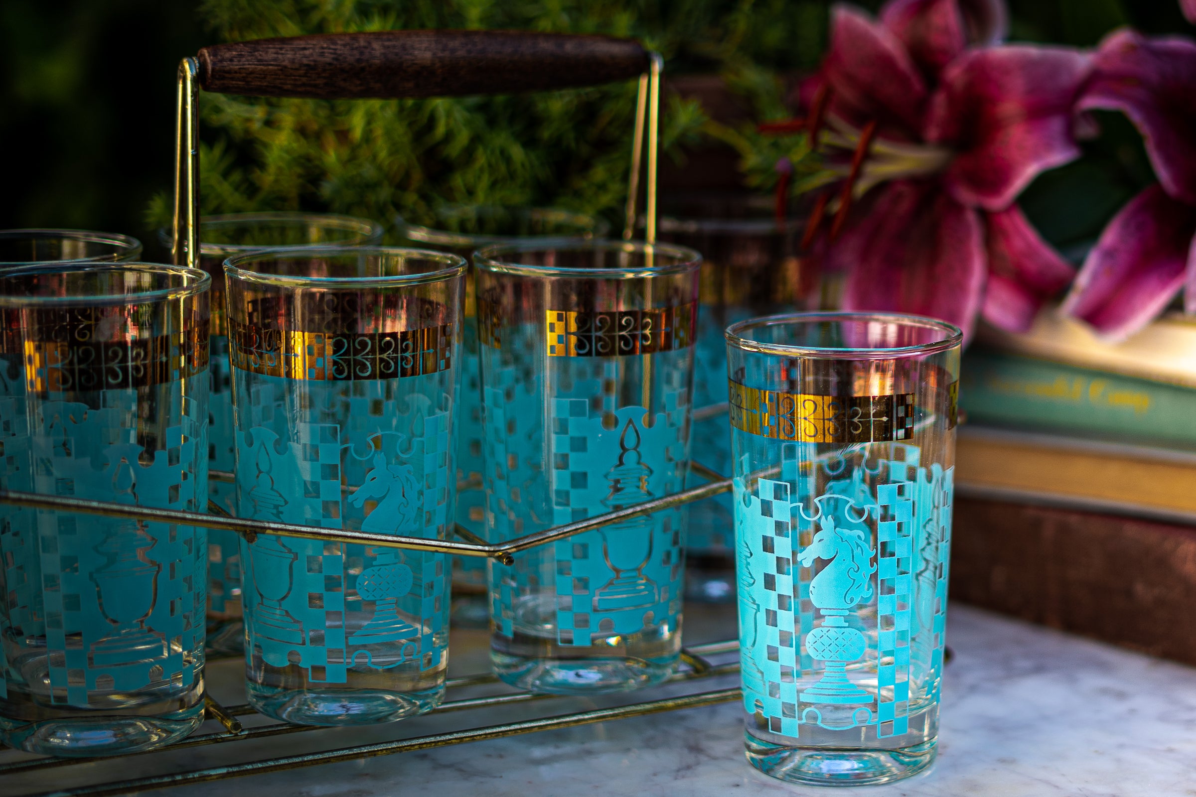 Anthea Le Jardin Vintage Glasses