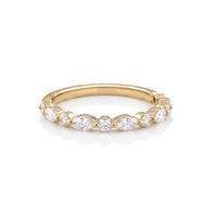 Marquis and Round Diamond Band