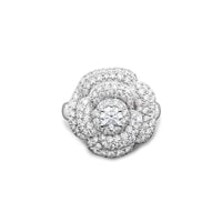 Diamond Flower Ring