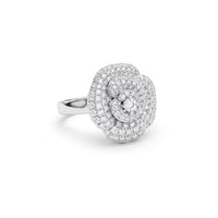 Diamond Flower Ring