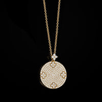 Round Diamond Pendant Necklace