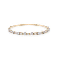 Staggered Diamond Flex Bangle