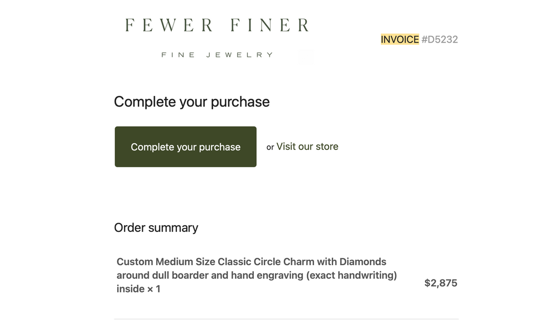 FFiner 18k Gold Pendant, Diamonds, and Katy Signature