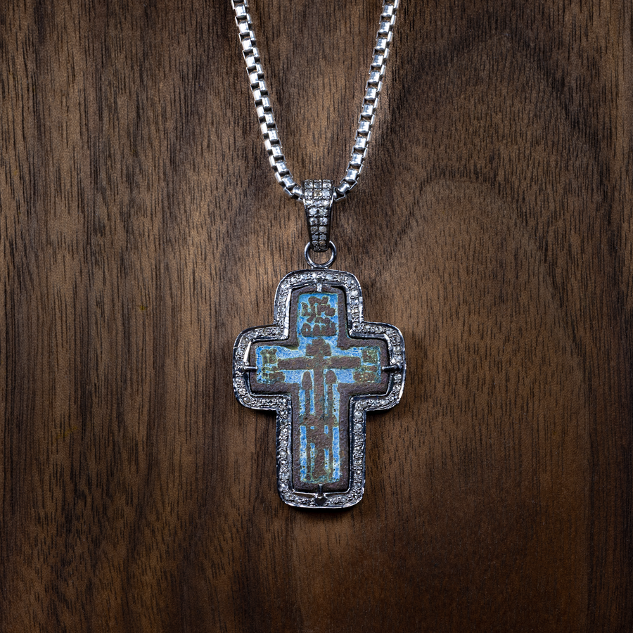 Slavic Orthodox Christian Cross, c. 1780-1820