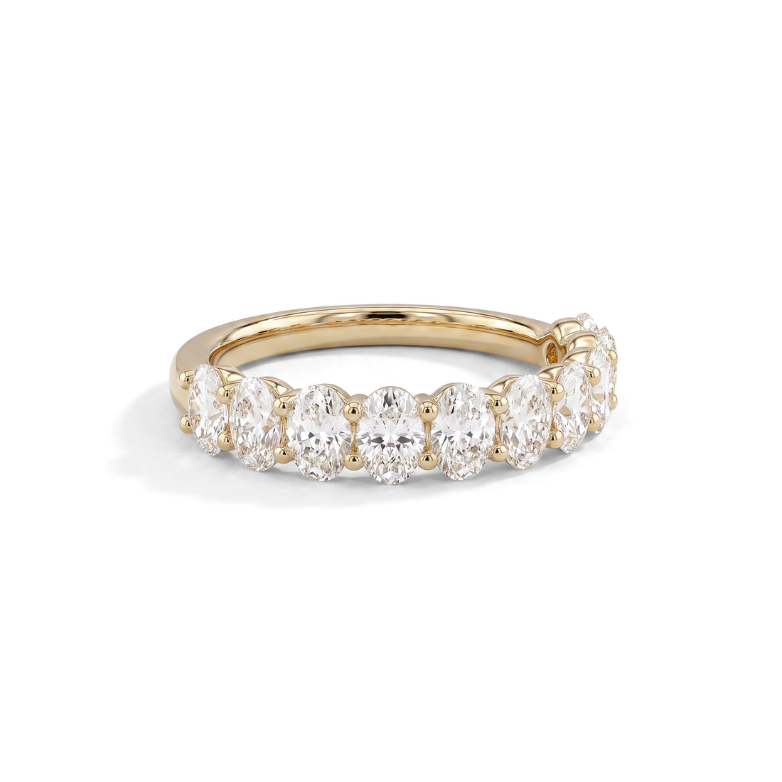 Oval Diamond Band