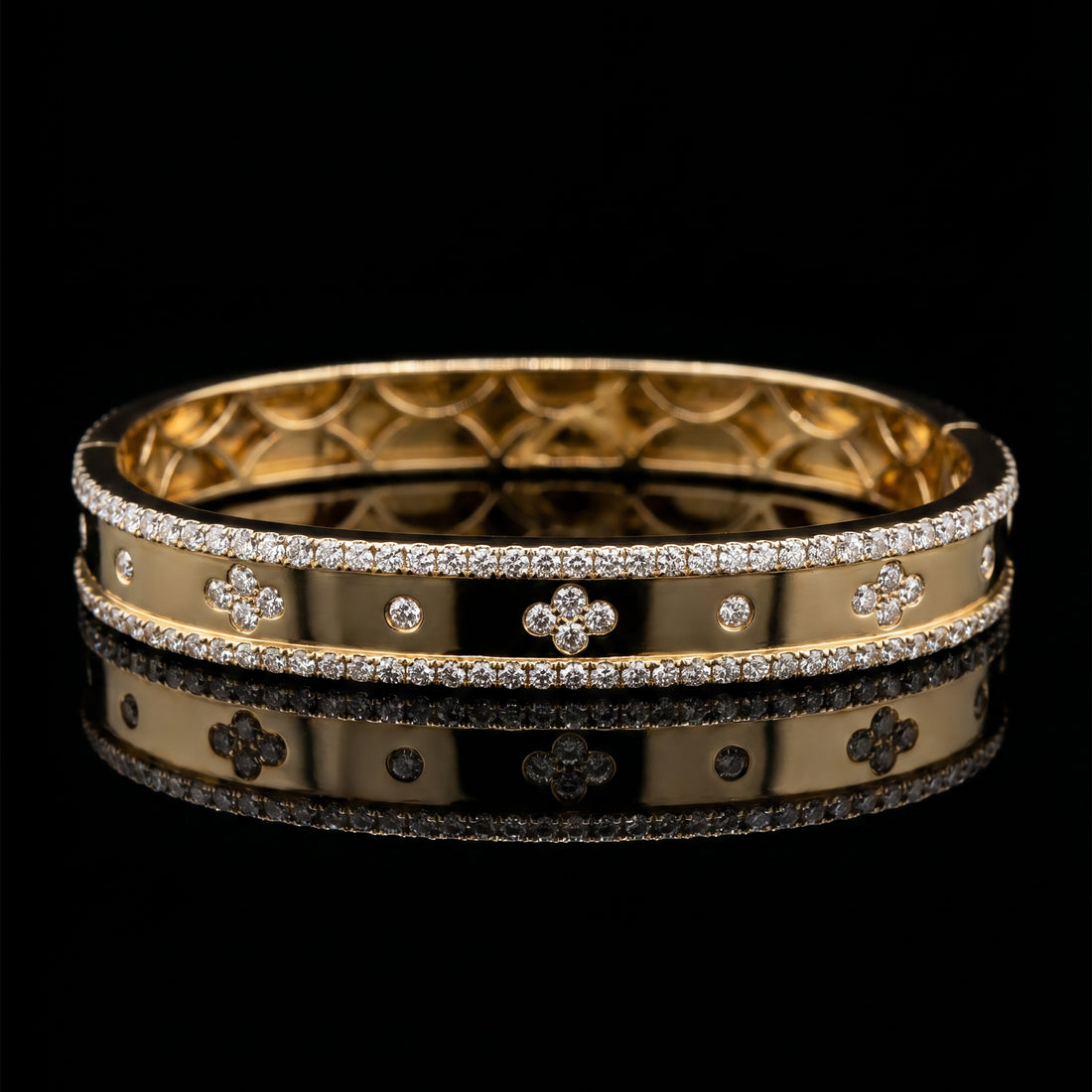 Spread Love Square Diamond Bangle