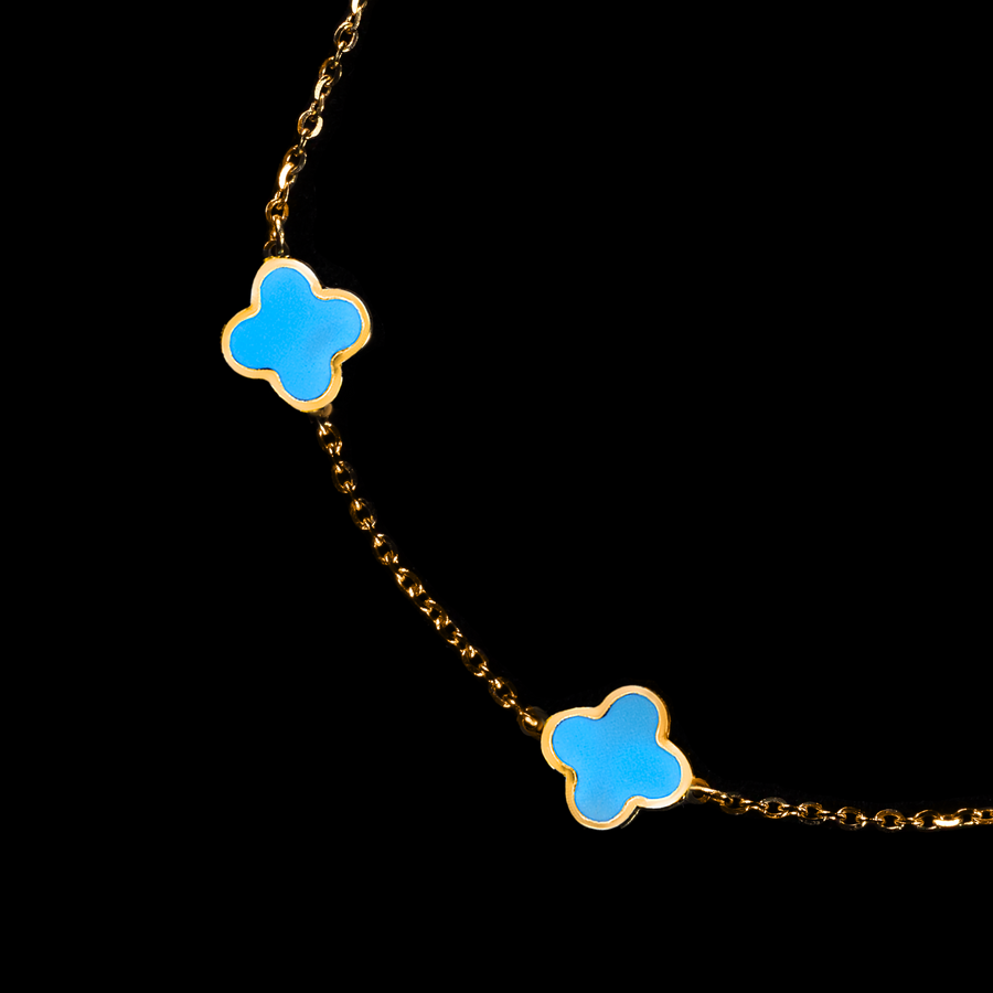 Turquoise Clover Bracelet