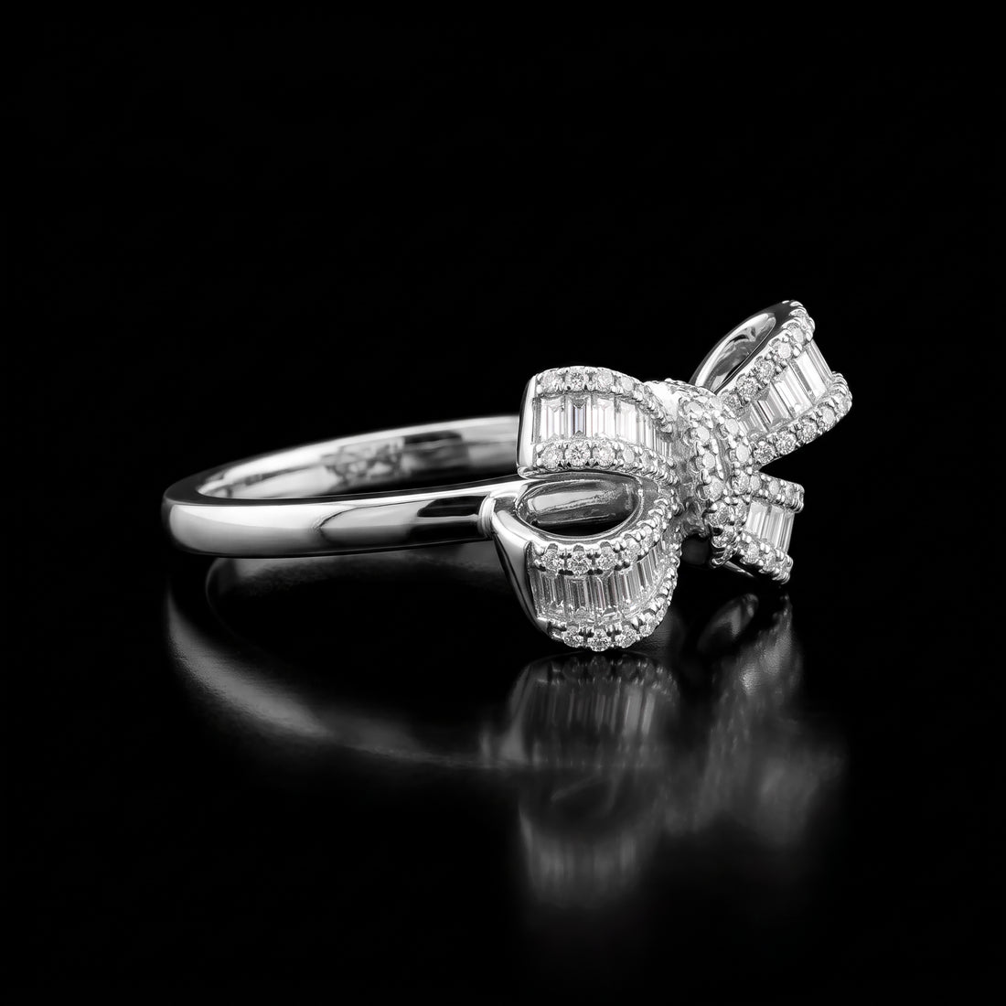 Effy Diamond Bow Ring | White Gold