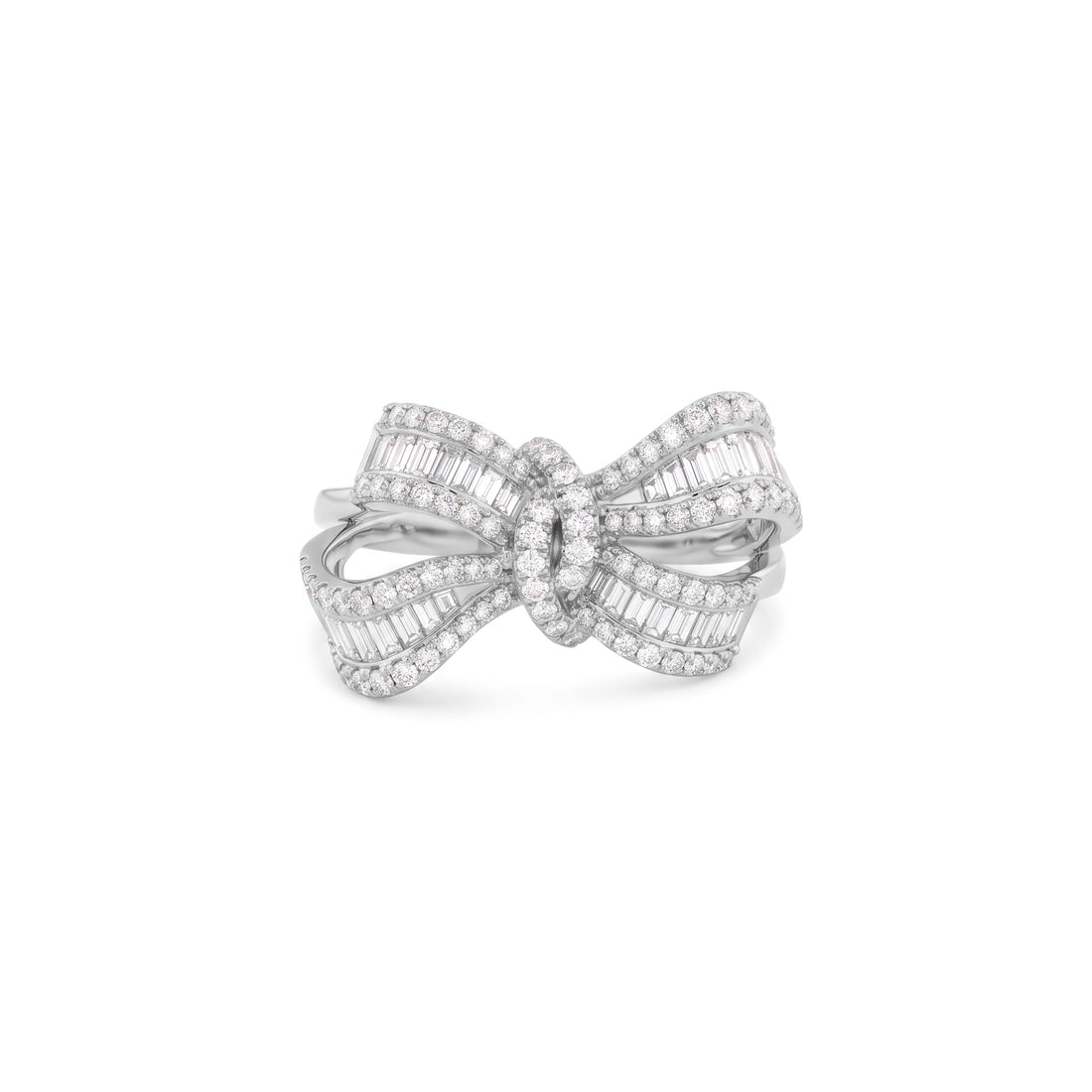 Effy Diamond Bow Ring | White Gold