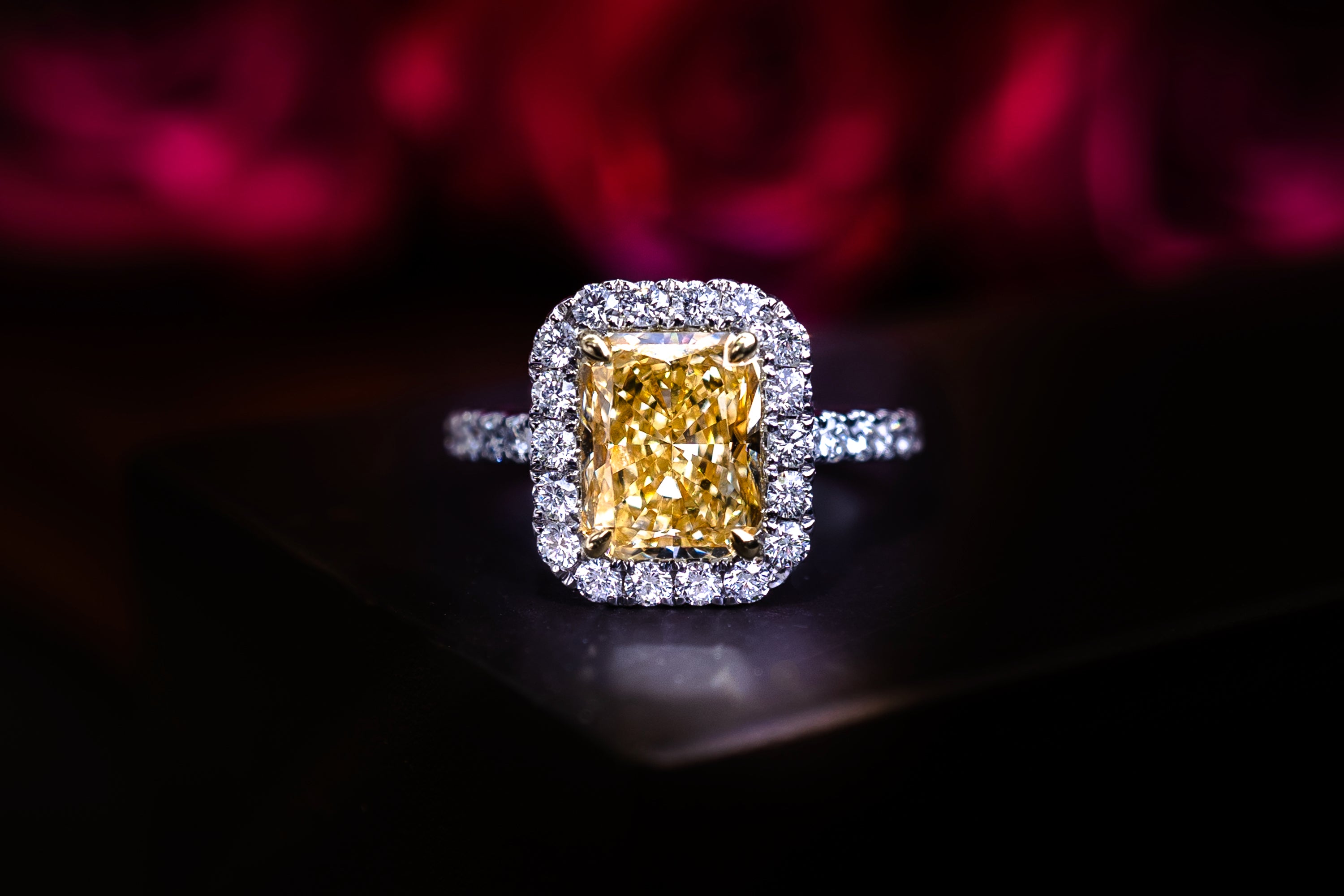 Yellow Diamond Ring