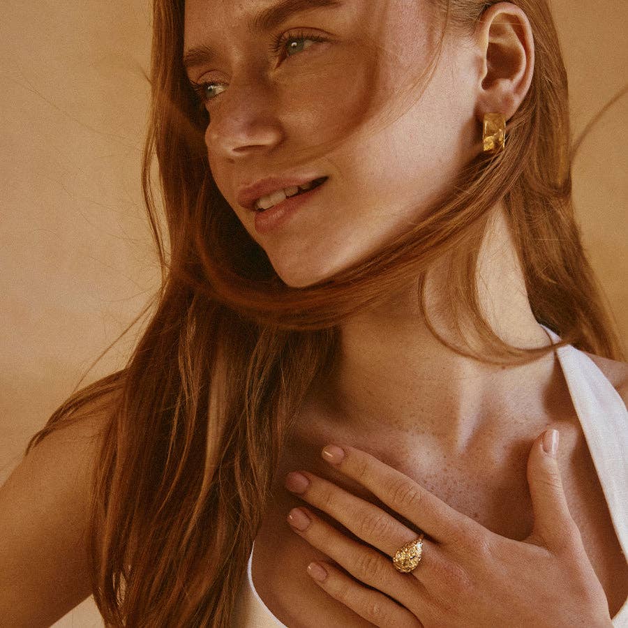 Lucca Earrings | Jewelry Gold Gift Waterproof