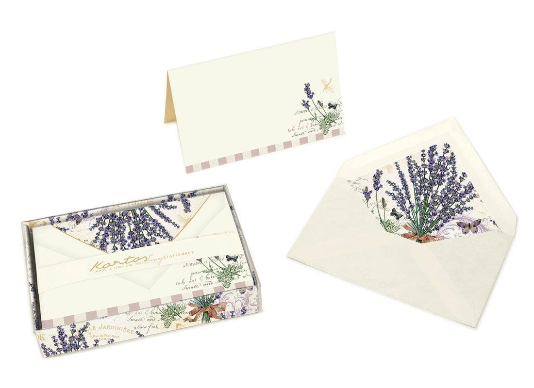 Boxed Fold Over Cards Medium, Note Cards, Italian Stationery: PRIMAVERA