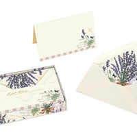 Boxed Fold Over Cards Medium, Note Cards, Italian Stationery: GIGLIO